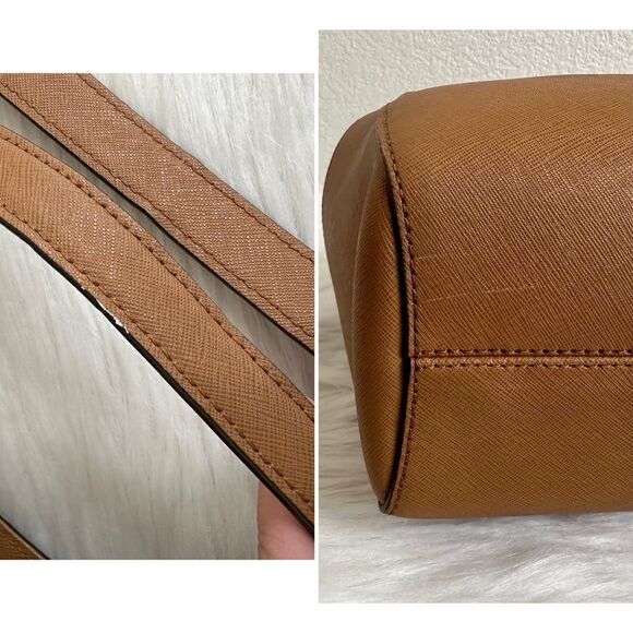 Michael Kors Jet Set Saffiano Leather Shoulder Bag with Wallet - Picture 13 of 14